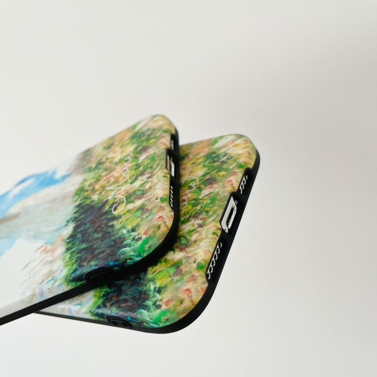 For iPhone 12 IMD Workmanship Oil Painting Protective Case