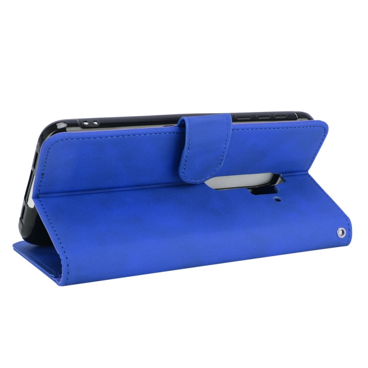 For Blackview BV6300 Pro Solid Color Skin Feel Magnetic Buckle Horizontal Flip Calf Texture PU Leather Case with Holder & Card Slots & Wallet