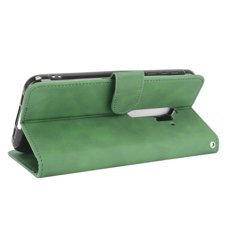 For Blackview BV6300 Pro Solid Color Skin Feel Magnetic Buckle Horizontal Flip Calf Texture PU Leather Case with Holder & Card Slots & Wallet