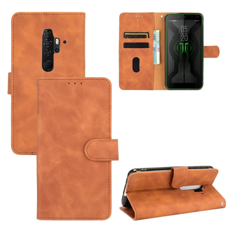 For Blackview BV6300 Pro Solid Color Skin Feel Magnetic Buckle Horizontal Flip Calf Texture PU Leather Case with Holder & Card Slots & Wallet