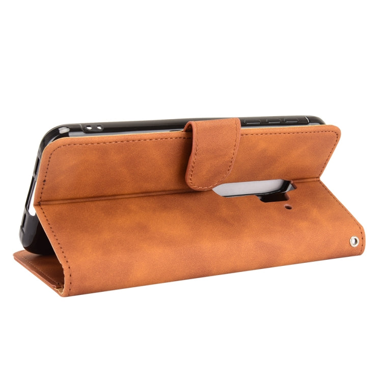 For Blackview BV6300 Pro Solid Color Skin Feel Magnetic Buckle Horizontal Flip Calf Texture PU Leather Case with Holder & Card Slots & Wallet