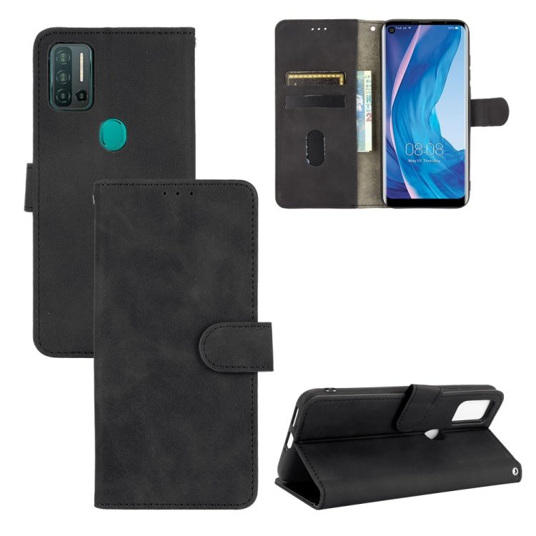 For Ulefone Note 11P Solid Color Skin Feel Magnetic Buckle Horizontal Flip Calf Texture PU Leather Case with Holder & Card Slots & Wallet