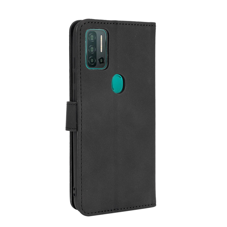 For Ulefone Note 11P Solid Color Skin Feel Magnetic Buckle Horizontal Flip Calf Texture PU Leather Case with Holder & Card Slots & Wallet
