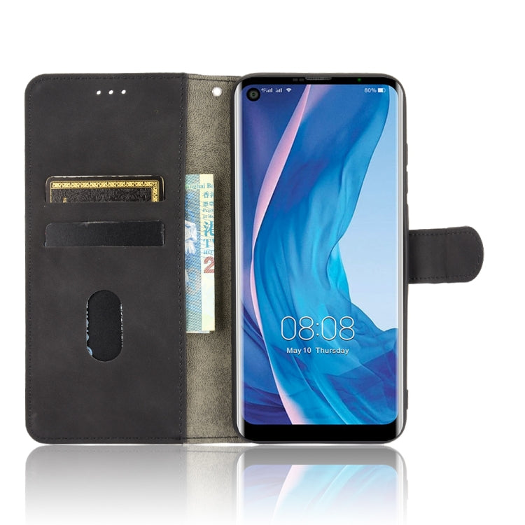 For Ulefone Note 11P Solid Color Skin Feel Magnetic Buckle Horizontal Flip Calf Texture PU Leather Case with Holder & Card Slots & Wallet