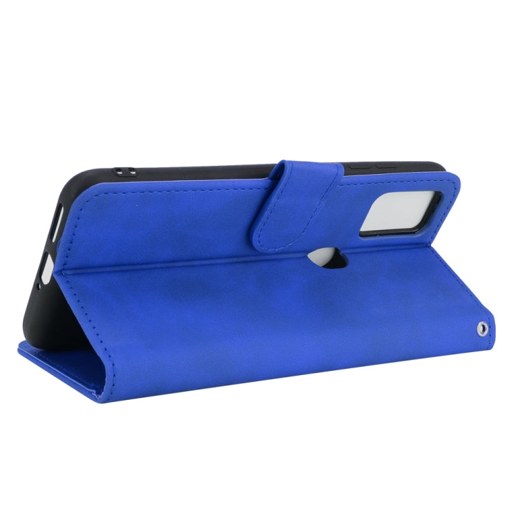 For Ulefone Note 11P Solid Color Skin Feel Magnetic Buckle Horizontal Flip Calf Texture PU Leather Case with Holder & Card Slots & Wallet