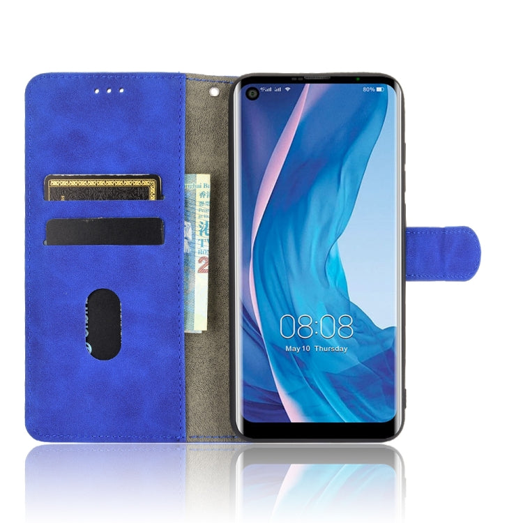 For Ulefone Note 11P Solid Color Skin Feel Magnetic Buckle Horizontal Flip Calf Texture PU Leather Case with Holder & Card Slots & Wallet