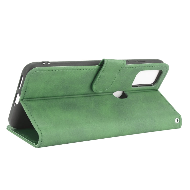 For Ulefone Note 11P Solid Color Skin Feel Magnetic Buckle Horizontal Flip Calf Texture PU Leather Case with Holder & Card Slots & Wallet