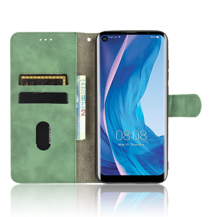 For Ulefone Note 11P Solid Color Skin Feel Magnetic Buckle Horizontal Flip Calf Texture PU Leather Case with Holder & Card Slots & Wallet