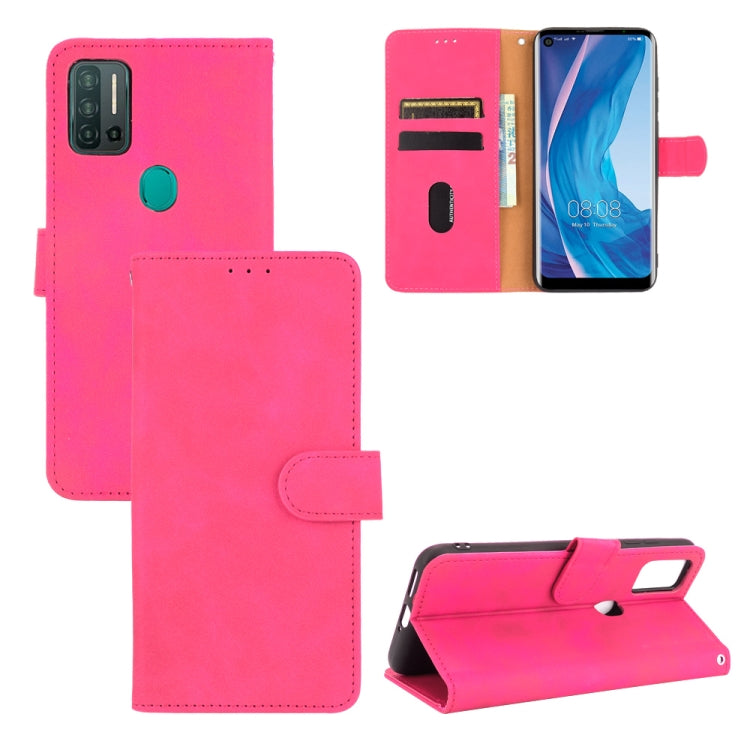 For Ulefone Note 11P Solid Color Skin Feel Magnetic Buckle Horizontal Flip Calf Texture PU Leather Case with Holder & Card Slots & Wallet