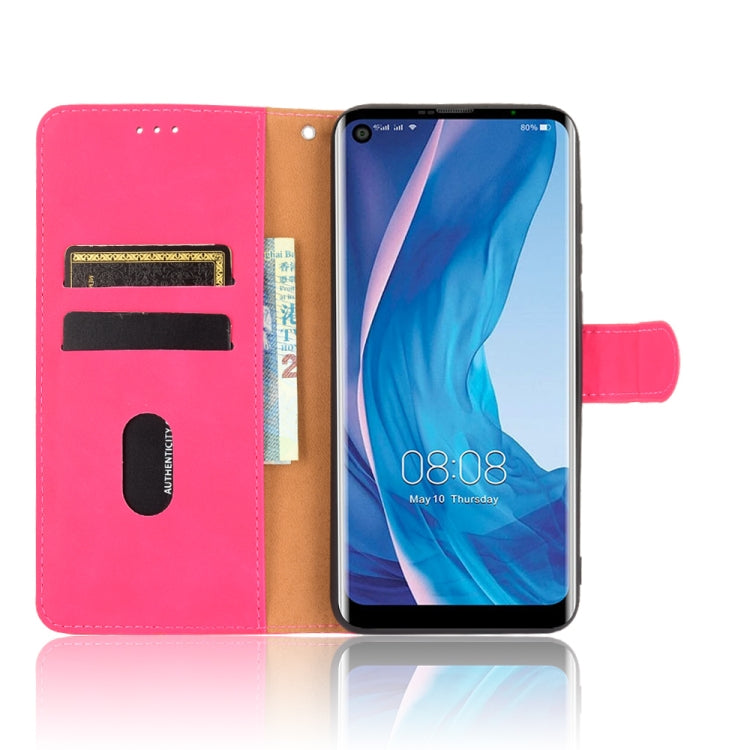 For Ulefone Note 11P Solid Color Skin Feel Magnetic Buckle Horizontal Flip Calf Texture PU Leather Case with Holder & Card Slots & Wallet