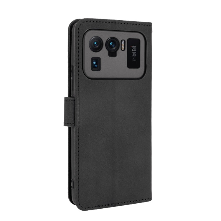 For Xiaomi Mi 11 Ultra Solid Color Skin Feel Magnetic Buckle Horizontal Flip Calf Texture PU Leather Case with Holder & Card Slots & Wallet