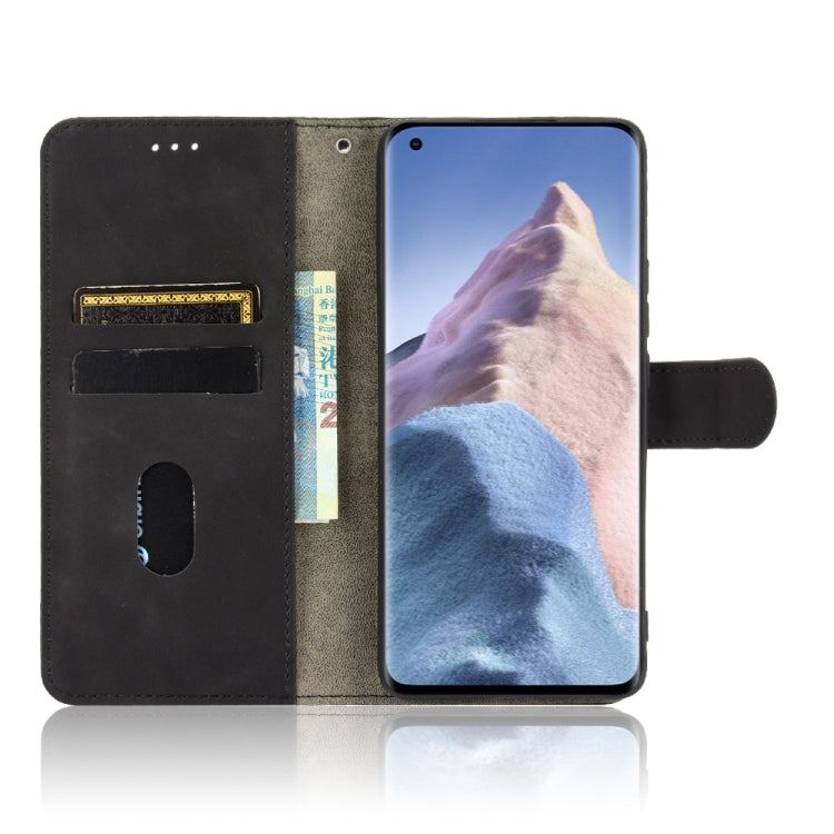 For Xiaomi Mi 11 Ultra Solid Color Skin Feel Magnetic Buckle Horizontal Flip Calf Texture PU Leather Case with Holder & Card Slots & Wallet