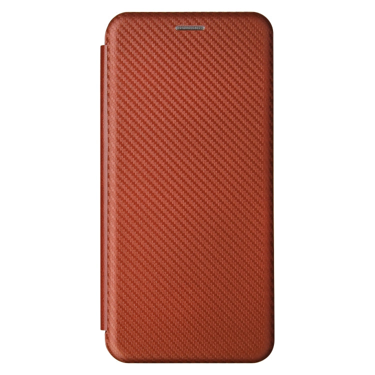 For Realme C21 Carbon Fiber Texture Horizontal Flip TPU + PC + PU Leather Case with Card Slot