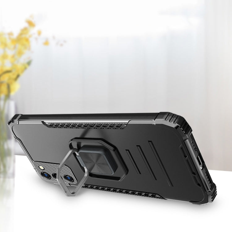 For Samsung Galaxy A02s 164mm Fierce Warrior Series Armor All-inclusive Shockproof Aluminum Alloy + TPU Protective Case with Ring Holder