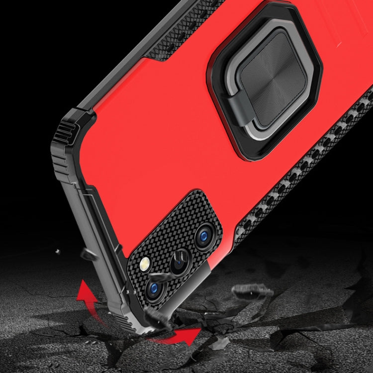 For Samsung Galaxy A02s 164mm Fierce Warrior Series Armor All-inclusive Shockproof Aluminum Alloy + TPU Protective Case with Ring Holder