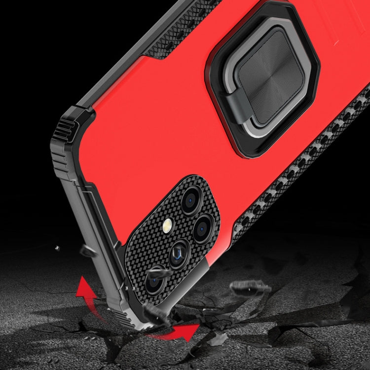 For Samsung Galaxy A51 / A31 Fierce Warrior Series Armor All-inclusive Shockproof Aluminum Alloy + TPU Protective Case with Ring Holder