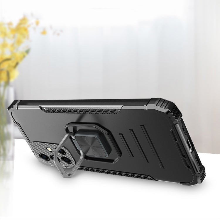 For Samsung Galaxy A51 / A31 Fierce Warrior Series Armor All-inclusive Shockproof Aluminum Alloy + TPU Protective Case with Ring Holder