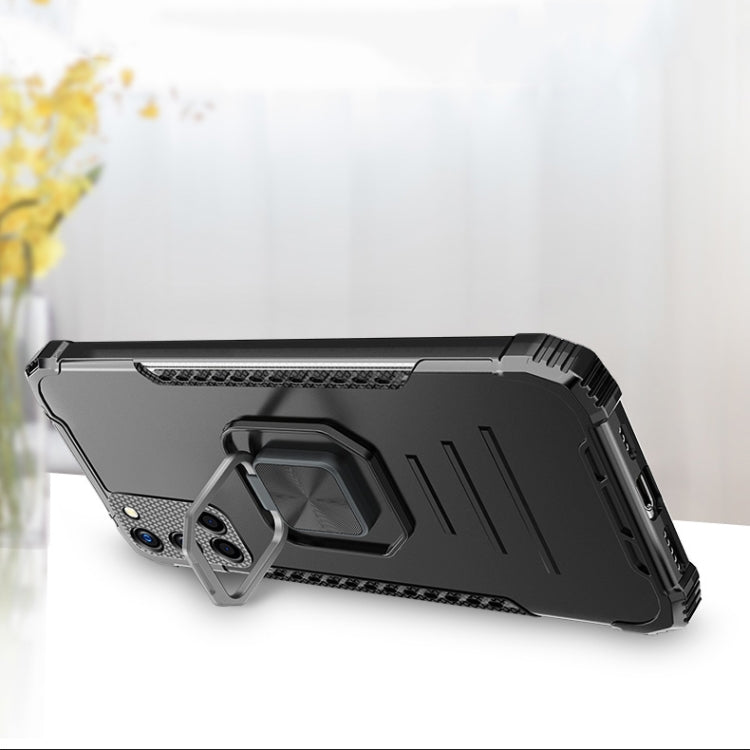 For Samsung Galaxy A52 4G / 5G Fierce Warrior Series Armor All-inclusive Shockproof Aluminum Alloy + TPU Protective Case with Ring Holder