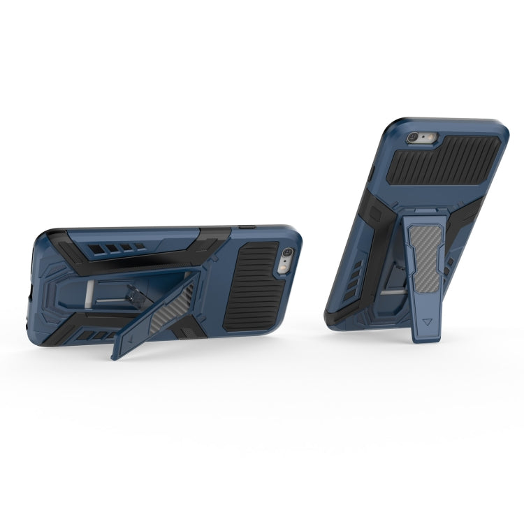 War Chariot Series Armor All-inclusive Shockproof PC + TPU Protective Case with Invisible Holder For iPhone 6 Plus