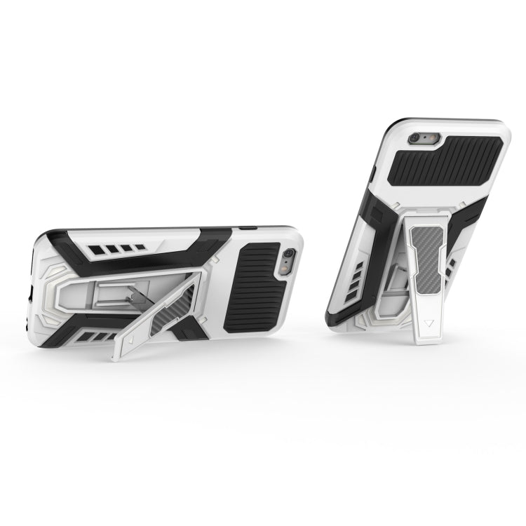 War Chariot Series Armor All-inclusive Shockproof PC + TPU Protective Case with Invisible Holder For iPhone 6 Plus