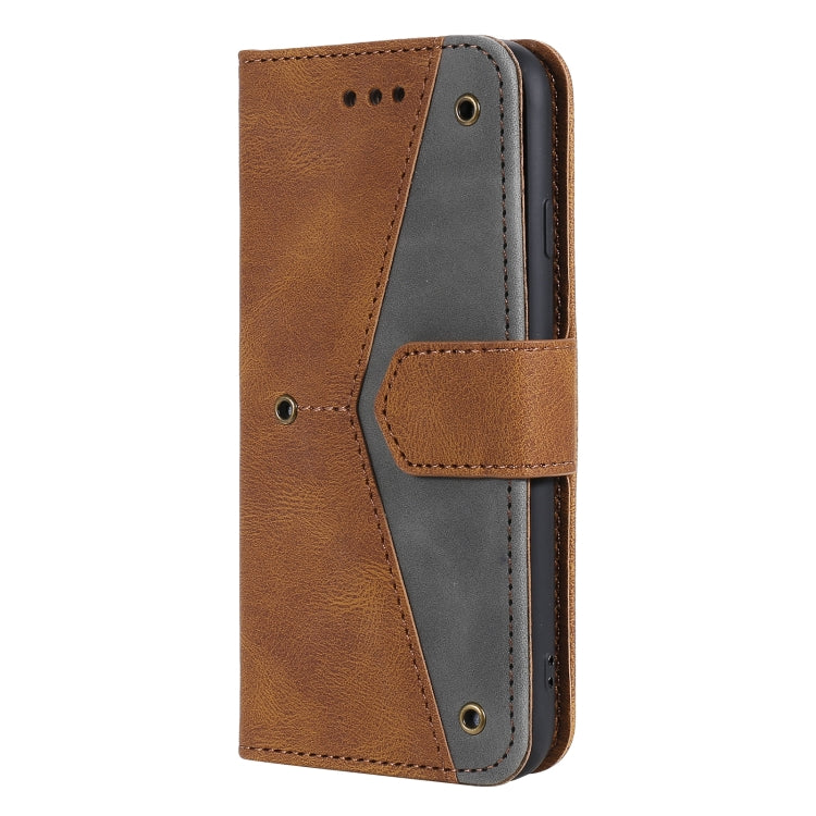Stitching Calf Texture Horizontal Flip Leather Case with Holder & Card Slots & Wallet For iPhone 6 Plus