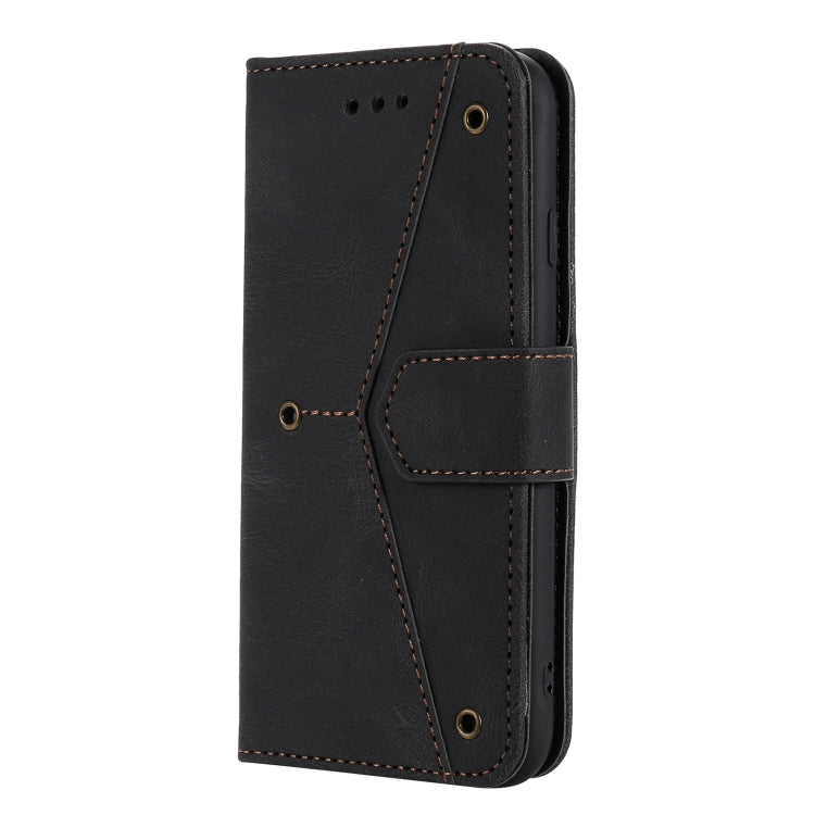 For iPhone SE 2022 / SE 2020 / 8 / 7 Stitching Calf Texture Horizontal Flip Leather Case with Holder & Card Slots & Wallet