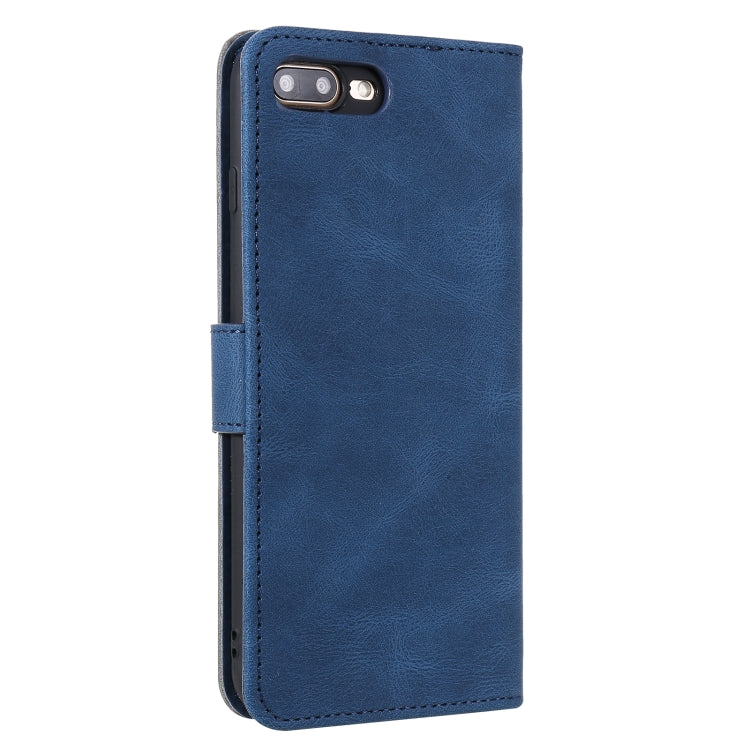 Stitching Calf Texture Horizontal Flip Leather Case with Holder & Card Slots & Wallet For iPhone 8 Plus / 7 Plus
