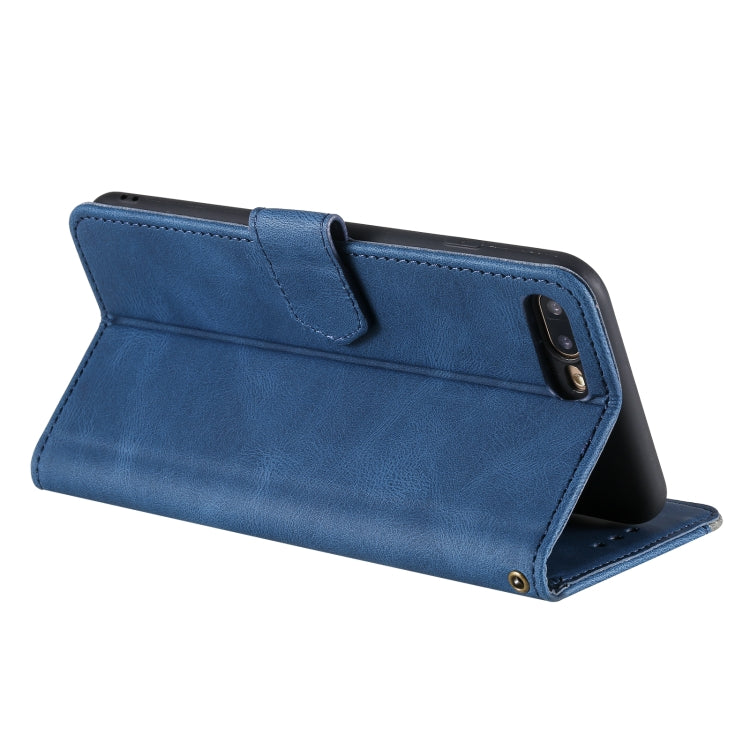 Stitching Calf Texture Horizontal Flip Leather Case with Holder & Card Slots & Wallet For iPhone 8 Plus / 7 Plus