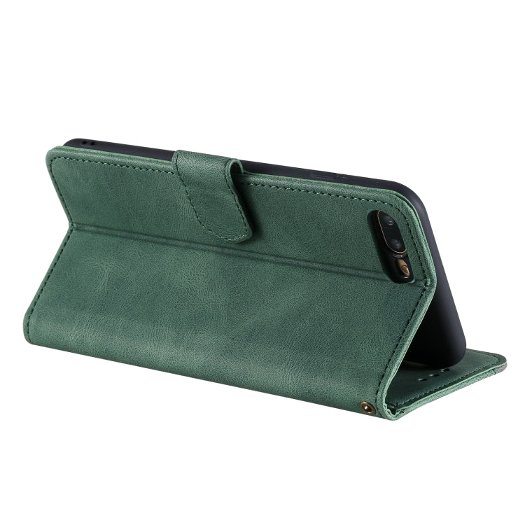 Stitching Calf Texture Horizontal Flip Leather Case with Holder & Card Slots & Wallet For iPhone 8 Plus / 7 Plus