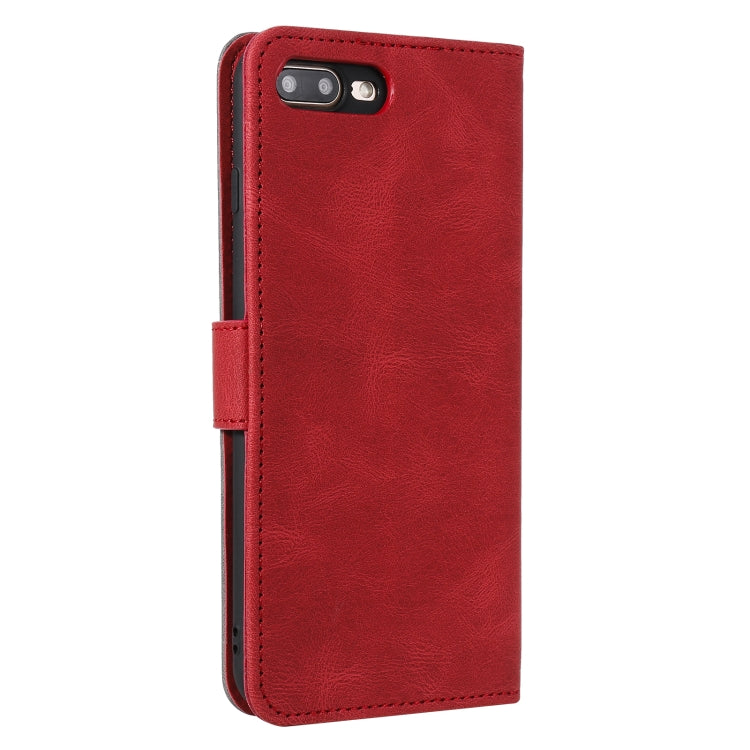 Stitching Calf Texture Horizontal Flip Leather Case with Holder & Card Slots & Wallet For iPhone 8 Plus / 7 Plus