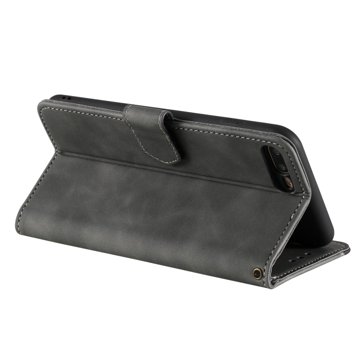 Stitching Calf Texture Horizontal Flip Leather Case with Holder & Card Slots & Wallet For iPhone 8 Plus / 7 Plus