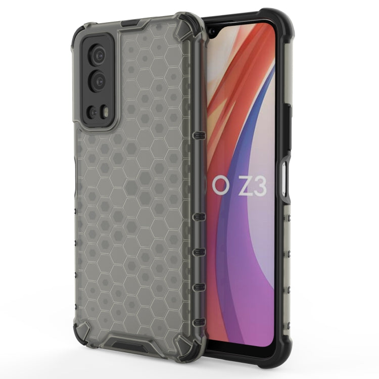 For vivo iQOO Z3 5G Shockproof Honeycomb PC + TPU Protective Case