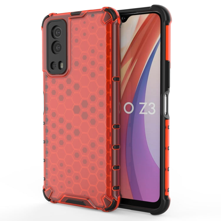 For vivo iQOO Z3 5G Shockproof Honeycomb PC + TPU Protective Case
