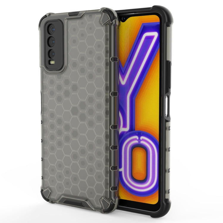 For vivo Y20 Shockproof Honeycomb PC + TPU Protective Case