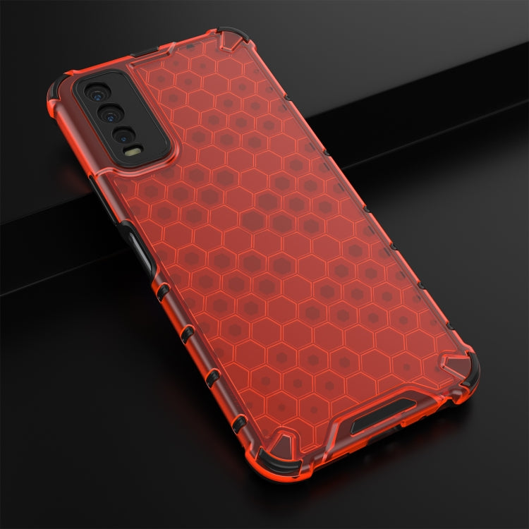 For vivo Y20 Shockproof Honeycomb PC + TPU Protective Case