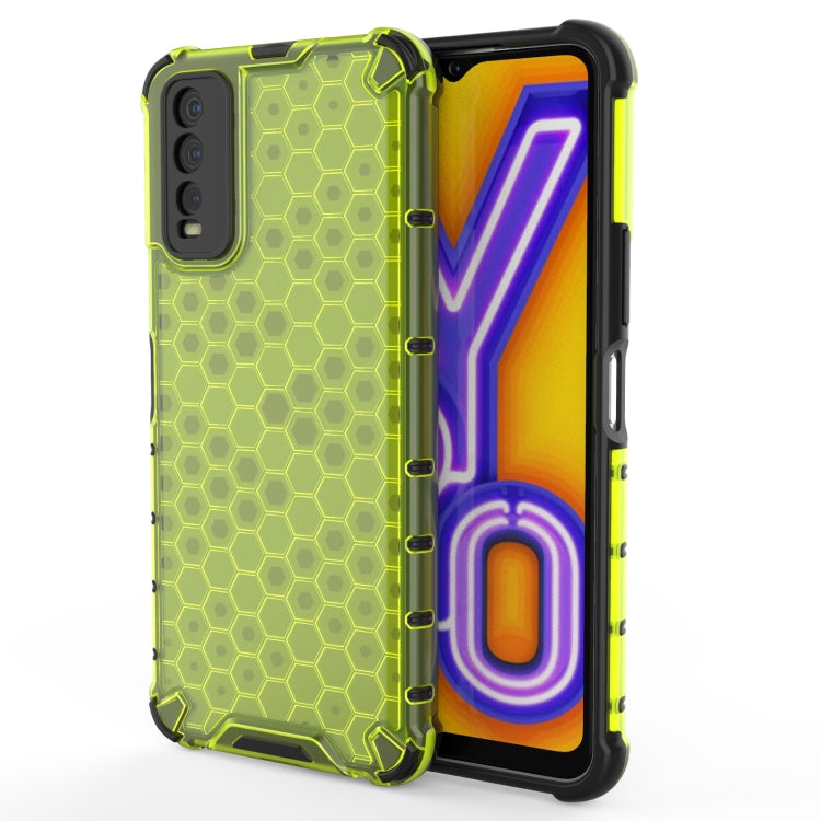 For vivo Y20 Shockproof Honeycomb PC + TPU Protective Case
