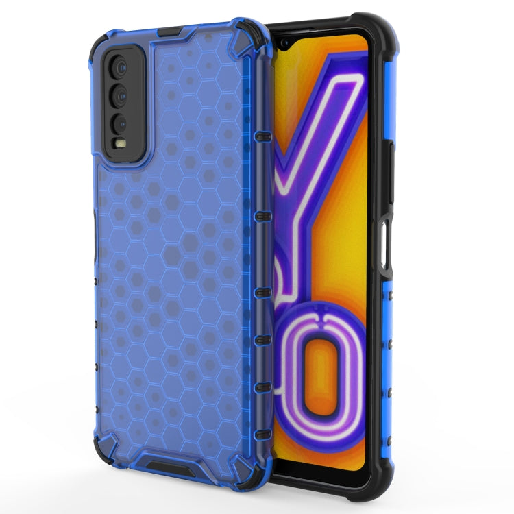 For vivo Y20 Shockproof Honeycomb PC + TPU Protective Case