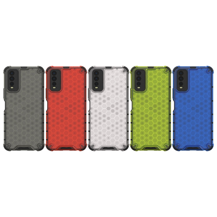 For vivo Y20 Shockproof Honeycomb PC + TPU Protective Case