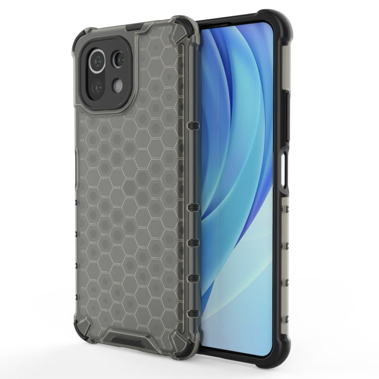 For Xiaomi Mi 11 Lite Shockproof Honeycomb PC + TPU Protective Case