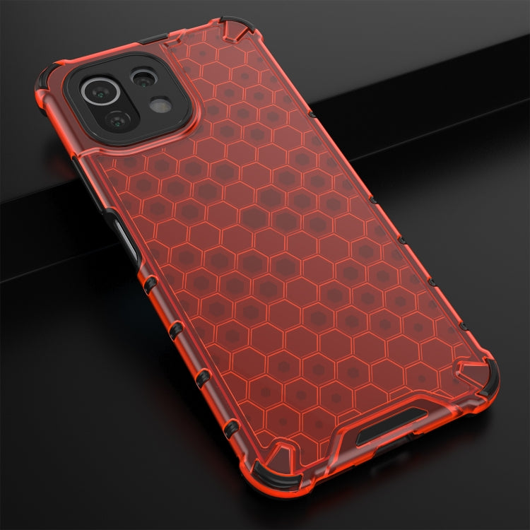 For Xiaomi Mi 11 Lite Shockproof Honeycomb PC + TPU Protective Case