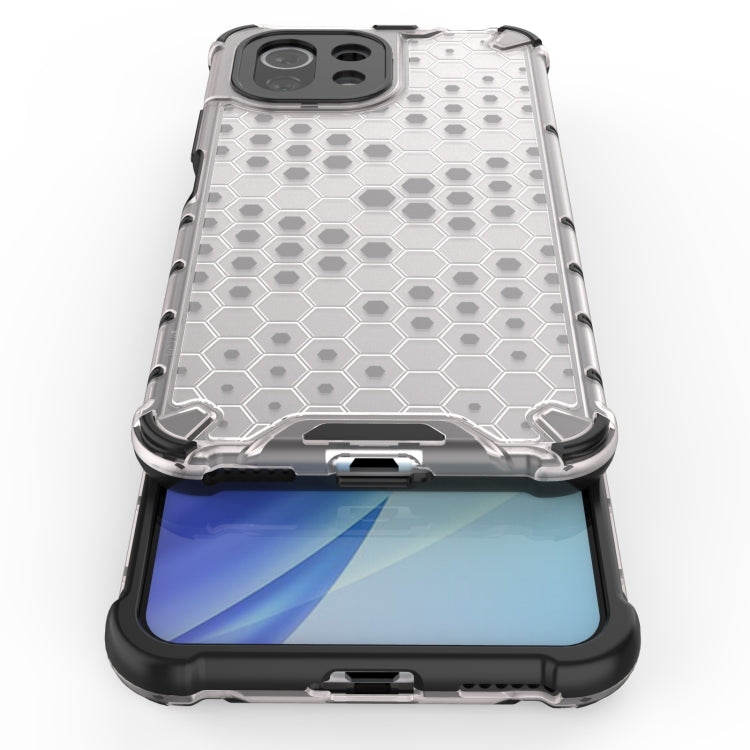 For Xiaomi Mi 11 Lite Shockproof Honeycomb PC + TPU Protective Case