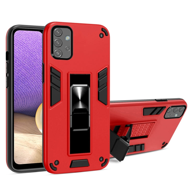 For Samsung Galaxy A32 5G 2 in 1 PC + TPU Shockproof Protective Case with Invisible Holder