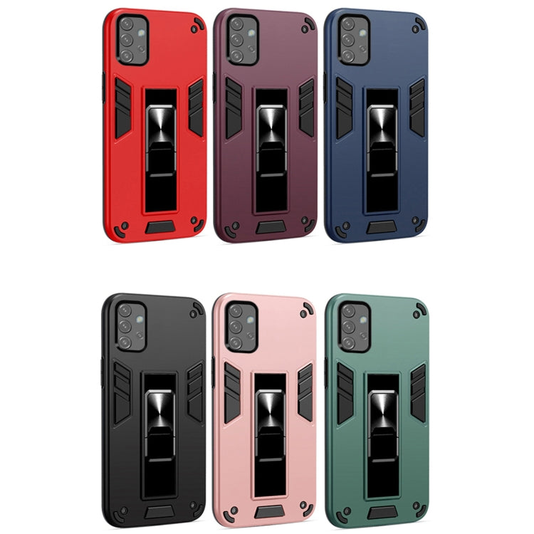 For Samsung Galaxy A32 5G 2 in 1 PC + TPU Shockproof Protective Case with Invisible Holder