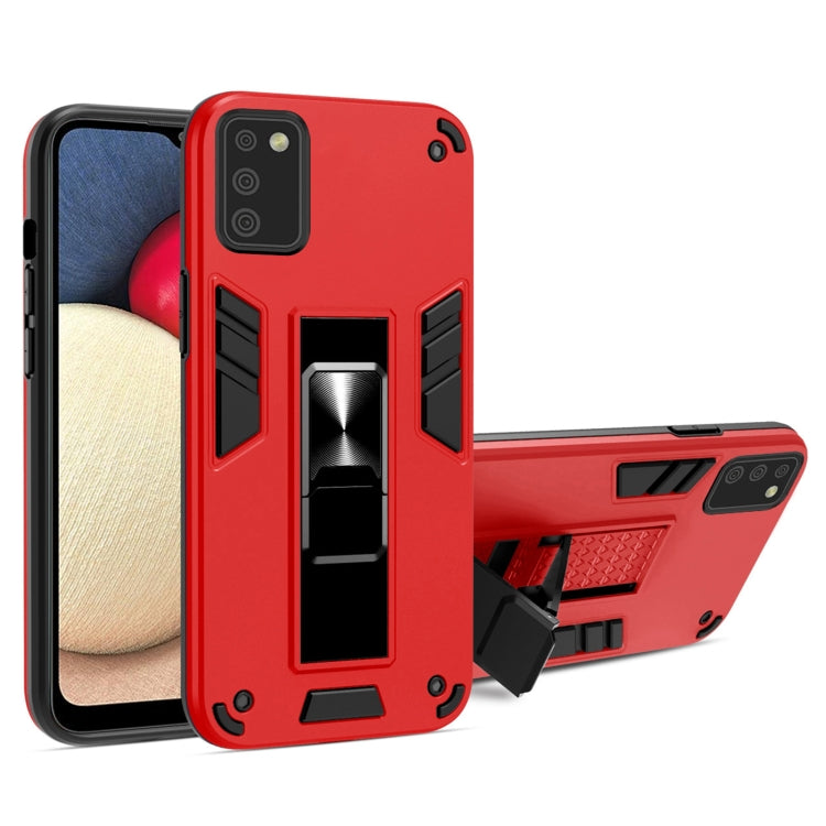 For Samsung Galaxy A52 5G / 4G 2 in 1 PC + TPU Shockproof Protective Case with Invisible Holder