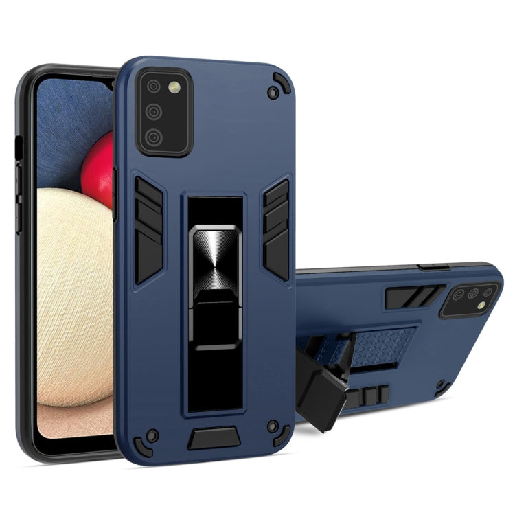 For Samsung Galaxy A52 5G / 4G 2 in 1 PC + TPU Shockproof Protective Case with Invisible Holder