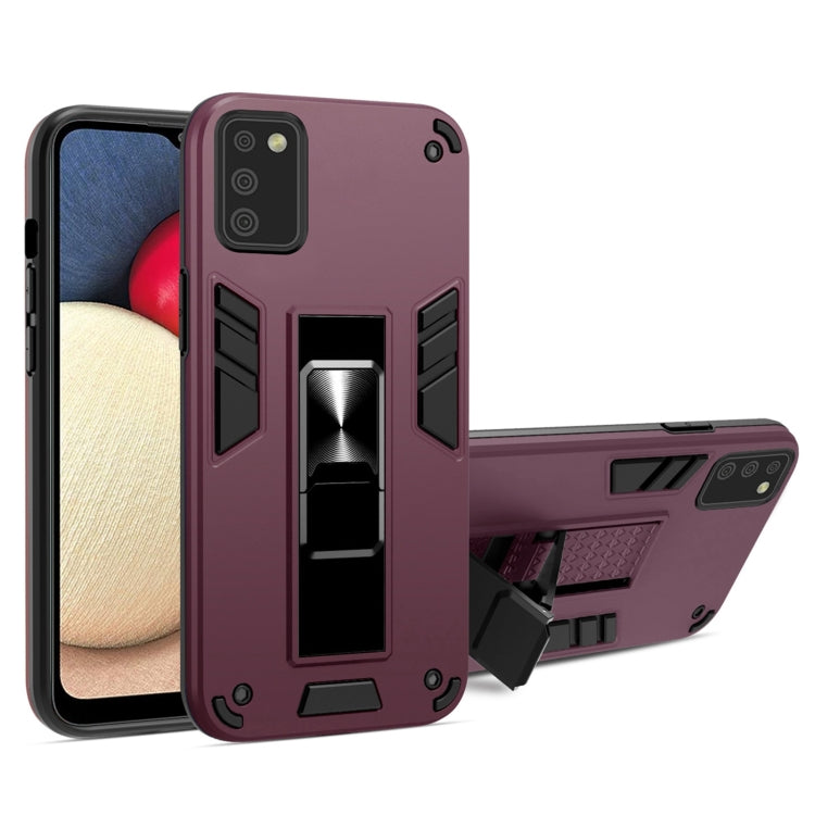 For Samsung Galaxy A52 5G / 4G 2 in 1 PC + TPU Shockproof Protective Case with Invisible Holder