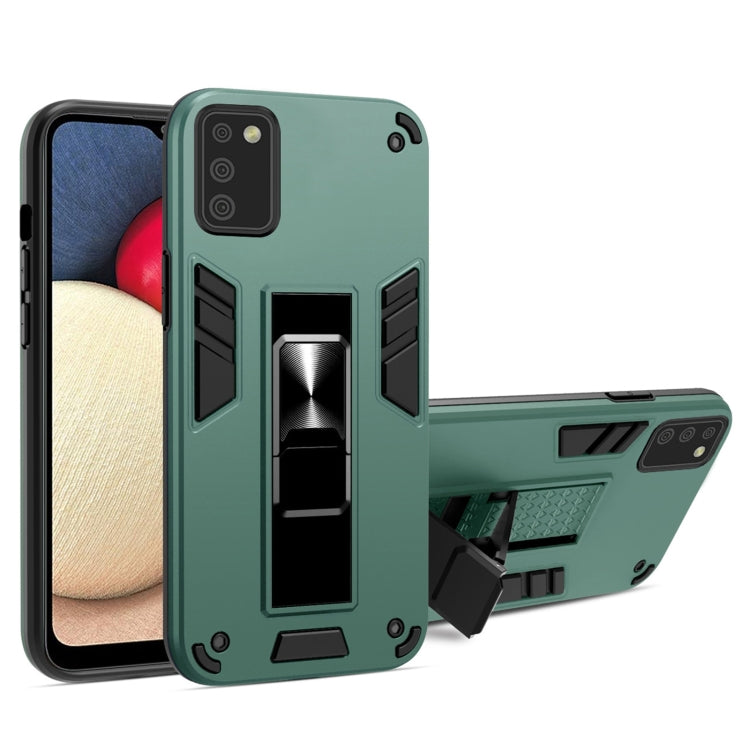 For Samsung Galaxy A52 5G / 4G 2 in 1 PC + TPU Shockproof Protective Case with Invisible Holder