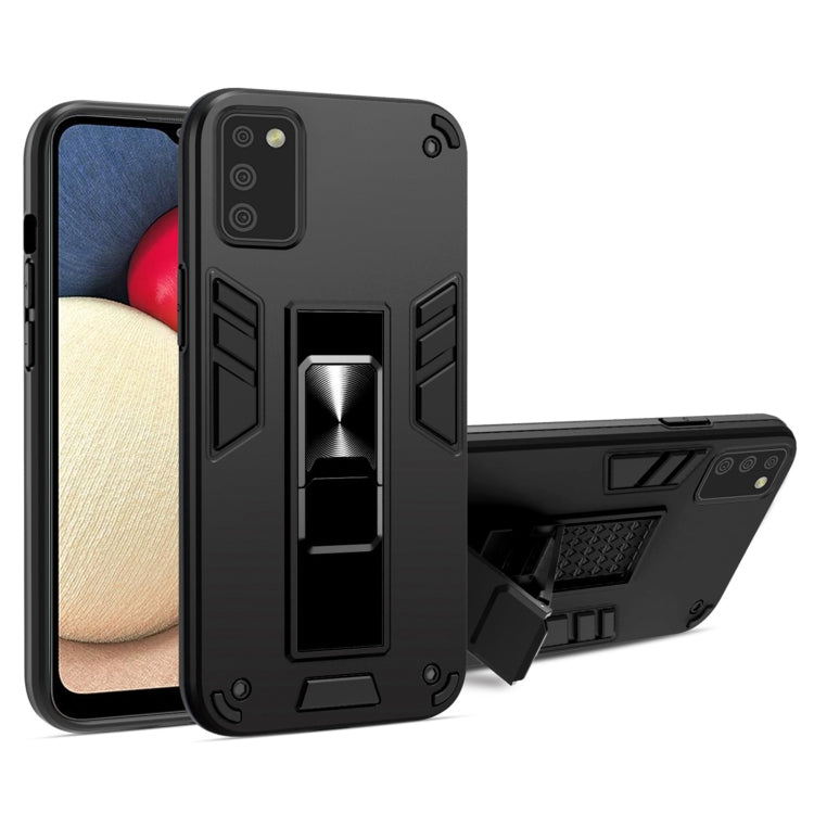 For Samsung Galaxy A52 5G / 4G 2 in 1 PC + TPU Shockproof Protective Case with Invisible Holder
