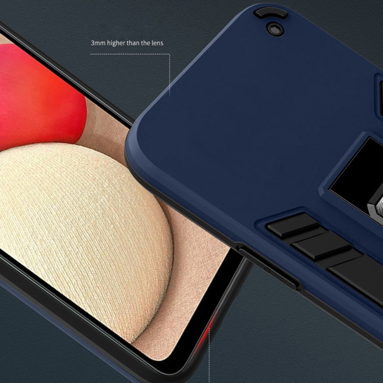 For Samsung Galaxy A52 5G / 4G 2 in 1 PC + TPU Shockproof Protective Case with Invisible Holder