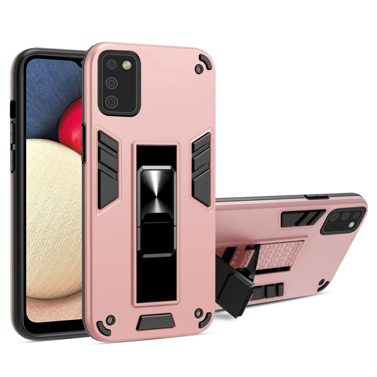 For Samsung Galaxy A52 5G / 4G 2 in 1 PC + TPU Shockproof Protective Case with Invisible Holder